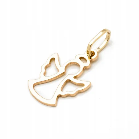 ZŁOTA ZAWIESZKA 585 ANIOŁEK CHRZEST KOMUNIA 