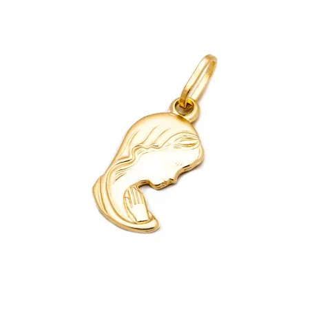 Zawieszka Złota 585 Figurka Matka Boska pr 585