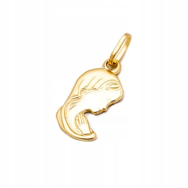 Zawieszka Złota 585 Figurka Matka Boska pr 585