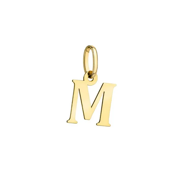 Złota Zawieszka Mała Literka ''M'' pr 585
