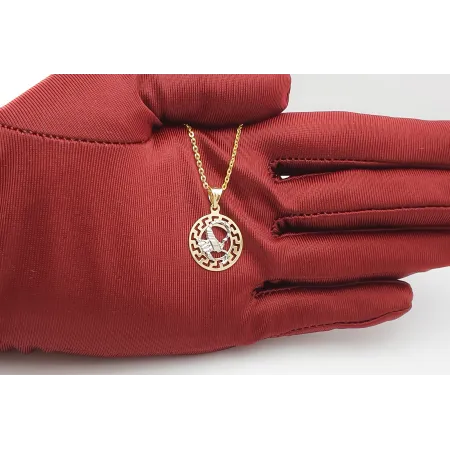 ZŁOTA 585 ZAWIESZKA ZNAK ZODIAKU SKORPION 