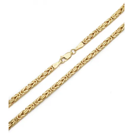ZŁOTY PRÓBA 585 ŁAŃCUCH KRÓLEWSKI 55 cm 