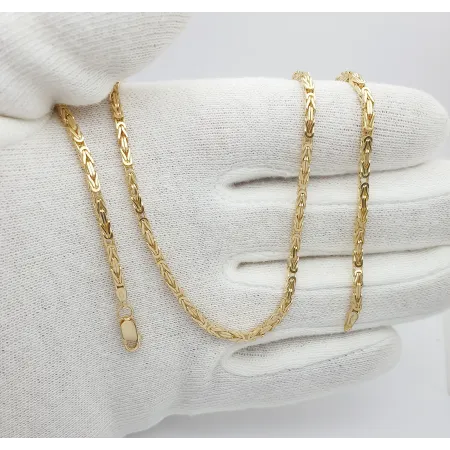 ZŁOTY 585 ŁAŃCUSZEK ŁAŃCUCH KRÓLEWSKI 60 cm L1064