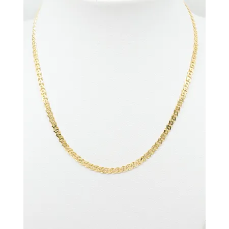 ZŁOTY 585 ŁAŃCUSZEK MONALIZA 50cm