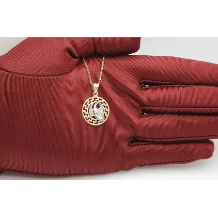 ZŁOTA 585 ZAWIESZKA ZNAK ZODIAKU RAK 