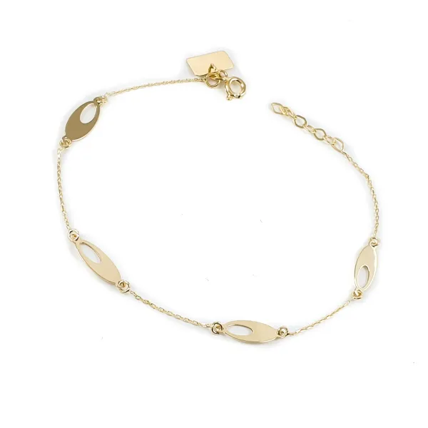 ZŁOTA BRANSOLETKA CELEBRYTKA PR.585