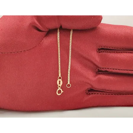 DWUKOLOROWA BRANSOLETKA 585 LISI OGON 18cm