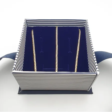 ZŁOTY ŁAŃCUSZEK 585 PEŁNA PANCERKA 55cm