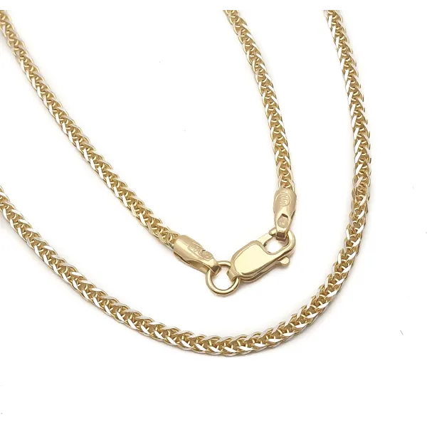 ZŁOTY 585 ŁAŃCUSZEK 55cm LISI OGON L1091C