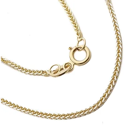 ZŁOTY 585 ŁAŃCUSZEK 45cm LISI OGON PREZENT