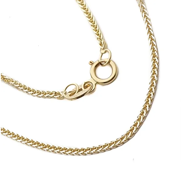 ZŁOTY 585 ŁAŃCUSZEK 45cm LISI OGON PREZENT