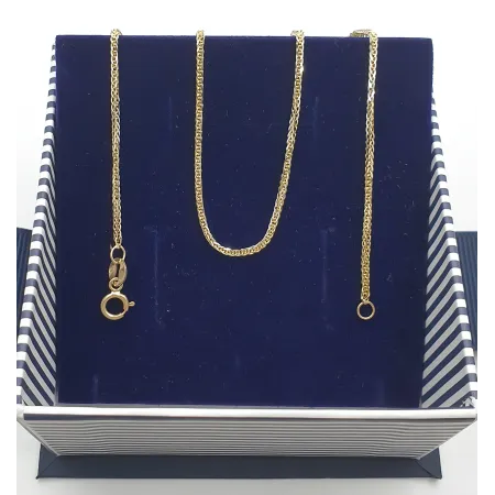 ZŁOTY 585 ŁAŃCUSZEK 45cm LISI OGON PREZENT