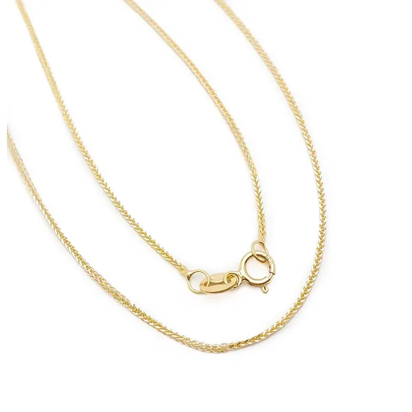 ZŁOTY ŁAŃCUSZEK 585 LISI OGON 55cm PEŁNE ZŁOTO