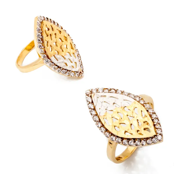 EKSTRAWAGANCKI ZŁOTY PIERŚCIONEK id P145