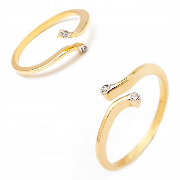 ŁADNY ZŁOTY PIERŚCIONEK id P674