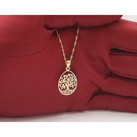 Złota Zawieszka Drzewko Szczęścia Próba 585