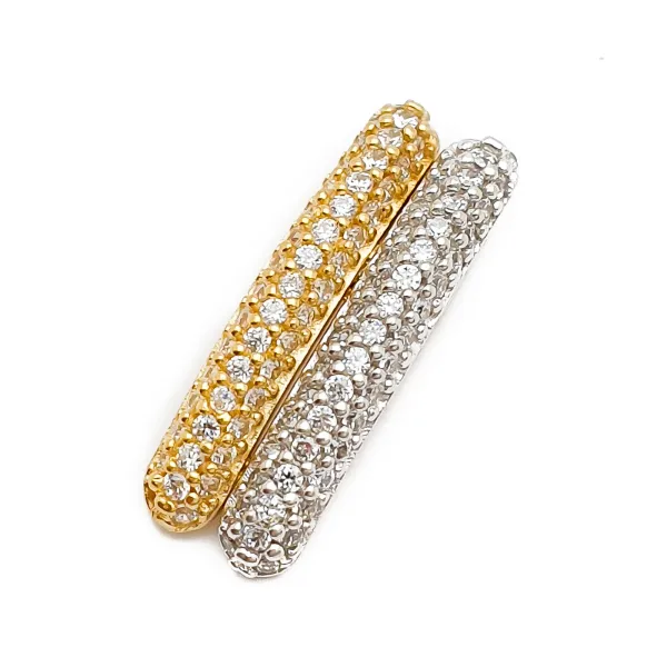 ŚLICZNA ZŁOTA ZAWIESZKA CYRKONIE