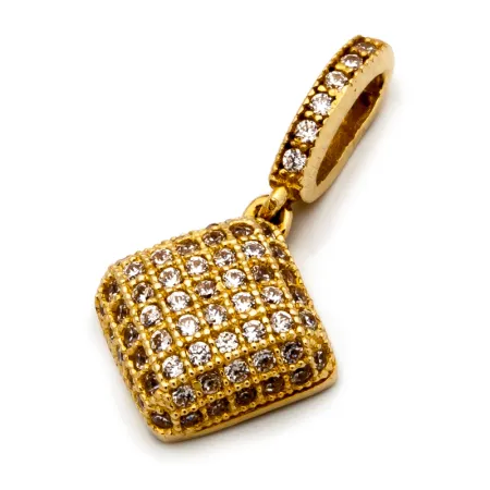 ELEGANCKA ZŁOTA ZAWIESZKA Z CYRKONIAMI