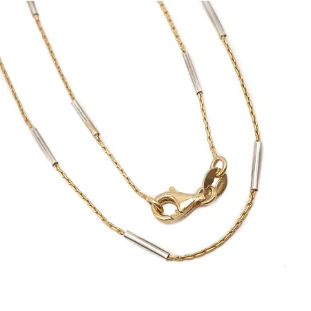 ZŁOTY GUSTOWNY ŁAŃCUSZEK PRÓBA 585