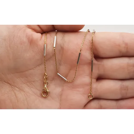 ZŁOTY GUSTOWNY ŁAŃCUSZEK PRÓBA 585