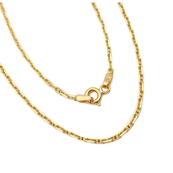 ZŁOTY 585 ŁAŃCUSZEK CIEKAWY WZÓR 