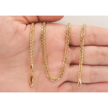 ZŁOTY ŁAŃCUSZEK 55cm LISI OGON pr 585 