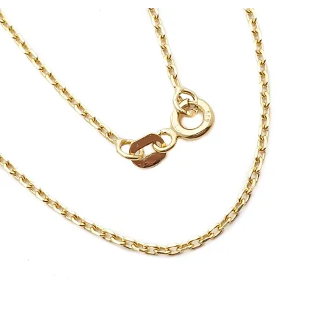 ZŁOTY 585 ŁAŃCUSZEK ANKIER PEŁNY 50 cm 