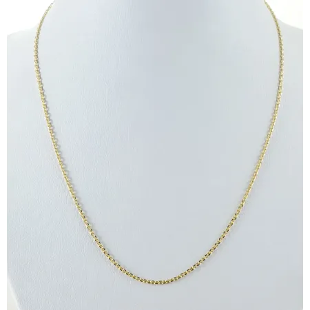 ZŁOTY 585 ŁAŃCUSZEK ANKIER PEŁNY 50 cm 