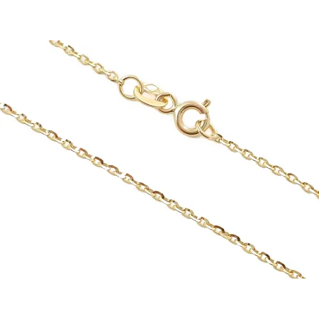 ZŁOTY 585 ŁAŃCUSZEK ANKIER 50 cm PEŁNE ZŁOTO