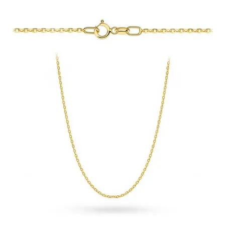 Złoty Damski Łańcuszek Rolo 50cm Próba 585 