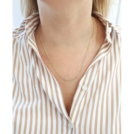 Złoty Łańcuszek 585 Monaliza 50cm Pełne Złoto