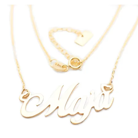ZŁOTY NASZYJNIK Z IMIENIEM MAJA id L100X