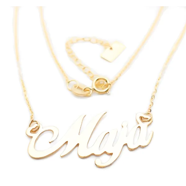 ZŁOTY NASZYJNIK Z IMIENIEM MAJA id L100X