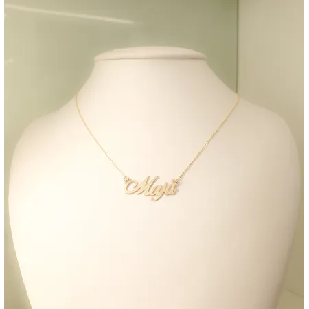 ZŁOTY NASZYJNIK Z IMIENIEM MAJA id L100X
