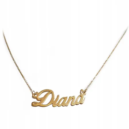 ZŁOTY NASZYJNIK Z IMIENIEM DIANA id L102X