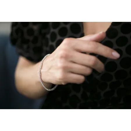 Elegancka Bransoletka Białe Złoto Brylanty 2,16 ct