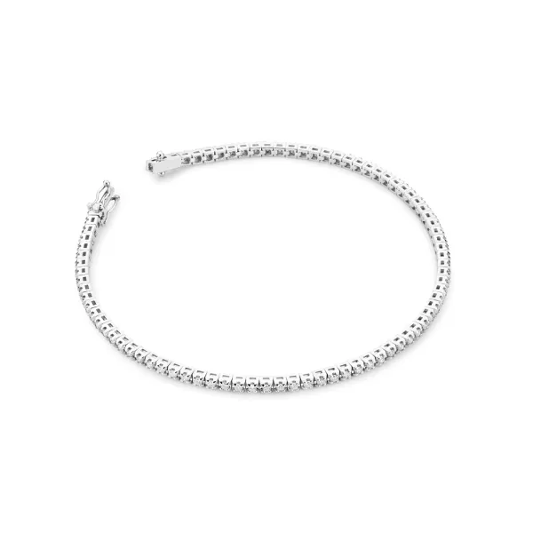 Bransoletka 585 Białe Złoto z Brylantami 1,20ct