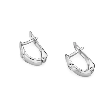 Kolczyki Złote z Diamentami Próba 585 Prezent