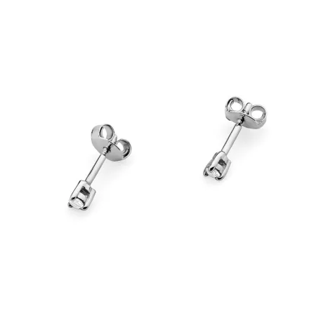 Złote Kolczyki z Diamentem Próba 585 na Prezent