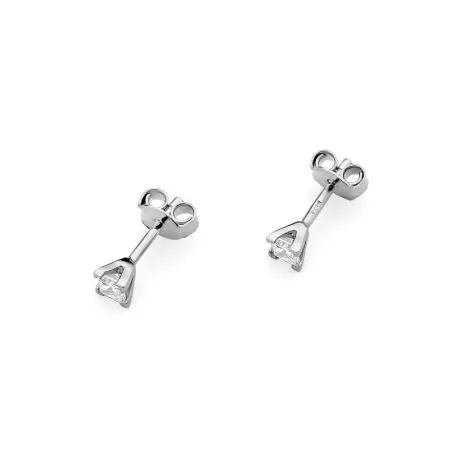 Delikatne Złote Kolczyki z Diamentem Próba 585