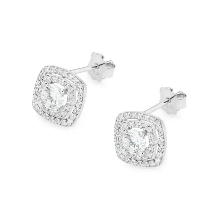 Złote Kolczyki z Brylantami 1,0ct Sztyft Próba 585