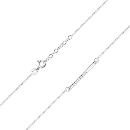 Naszyjnik Celebrytka Diamenty Próba 585 Grawer