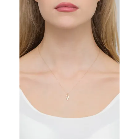 Naszyjnik Celebrytka Diamenty pr 585 na Prezent