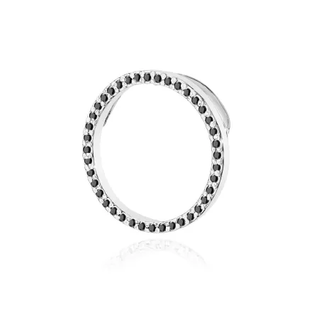 Złota Zawieszka Czarne Brylanty 0,20ct Próba 585