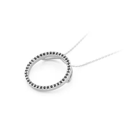 Złota Zawieszka Czarne Brylanty 0,20ct Próba 585