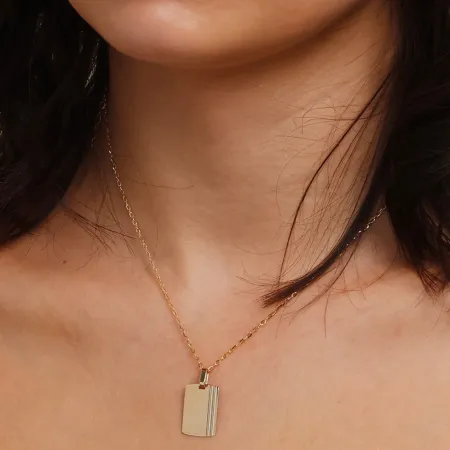 Złota Zawieszka Blaszka pod Grawer