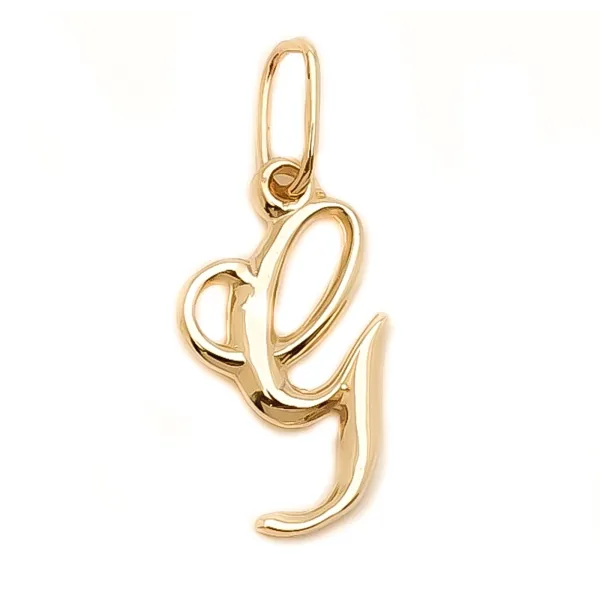 ZŁOTA ZAWIESZKA LITERKA G PRÓBA 585