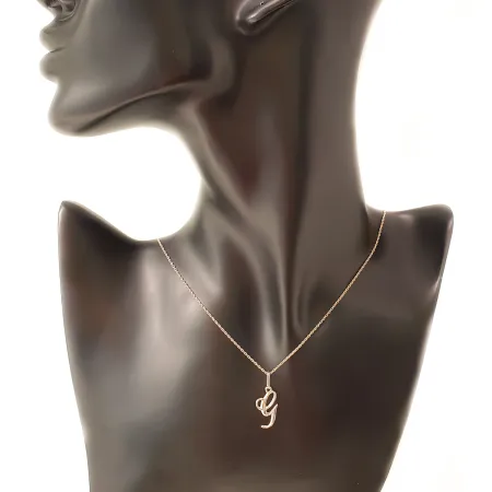 ZŁOTA ZAWIESZKA LITERKA G PRÓBA 585