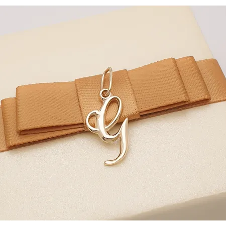 ZŁOTA ZAWIESZKA LITERKA G PRÓBA 585