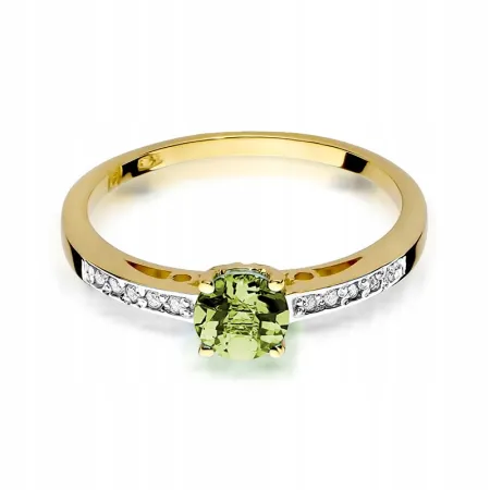 Pierścionek Oliwin Brylanty Białe Złoto Próba 585